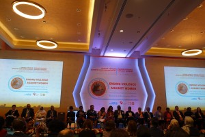 Ministers and Deputy Ministers from 17 countries talk talk about violence against women in their country and what they will do about it. 